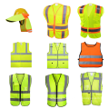 ANSI Class 2 Mesh Two Tone Safety Vest Meshed Reflective Vest with Orange Trim edge